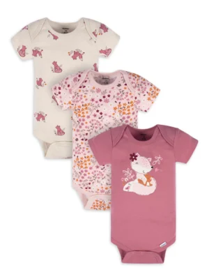 Baby Girl Onesies 3pcs 0-3m