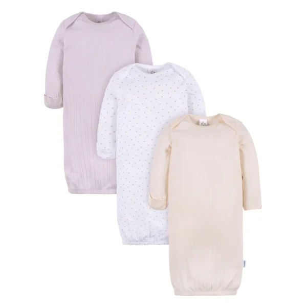 Gerber Baby Girl Gowns - 3Pack