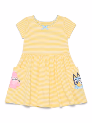 Bluey Toddler Girl Short Sleeve Dress